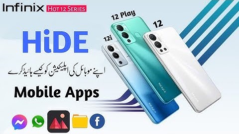 How to Hide Apps in Infinix Hot 12/12i | Infinix Hot 12/12i Hide App