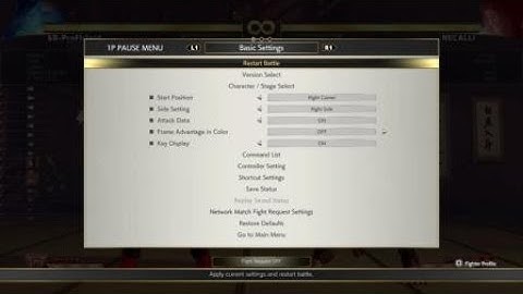 DeViouS-GQ Basic Training Mode Tutorial STREET FIGHTER V