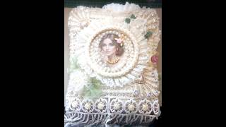 DIY - Shabby Chic Fabric Book - Tutorial - Part 1 - jennings644 - Teacher of All Crafts