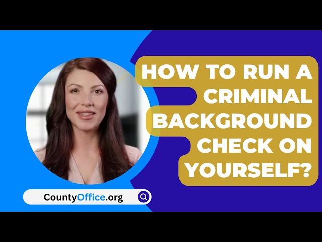 Quickly & Easily: How to Run a Background Check on Yourself 3 sddefault