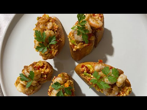 Video: Karidesli Bruschetta