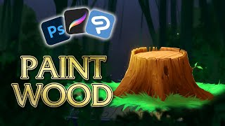 How to paint a TREE TRUNK!