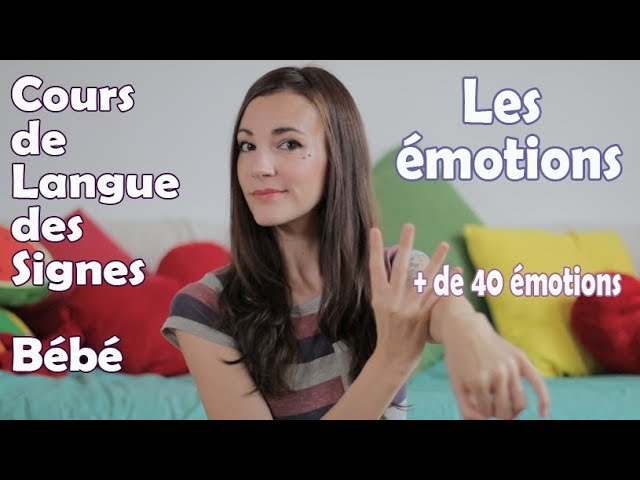 Roue des émotions en langue des signes