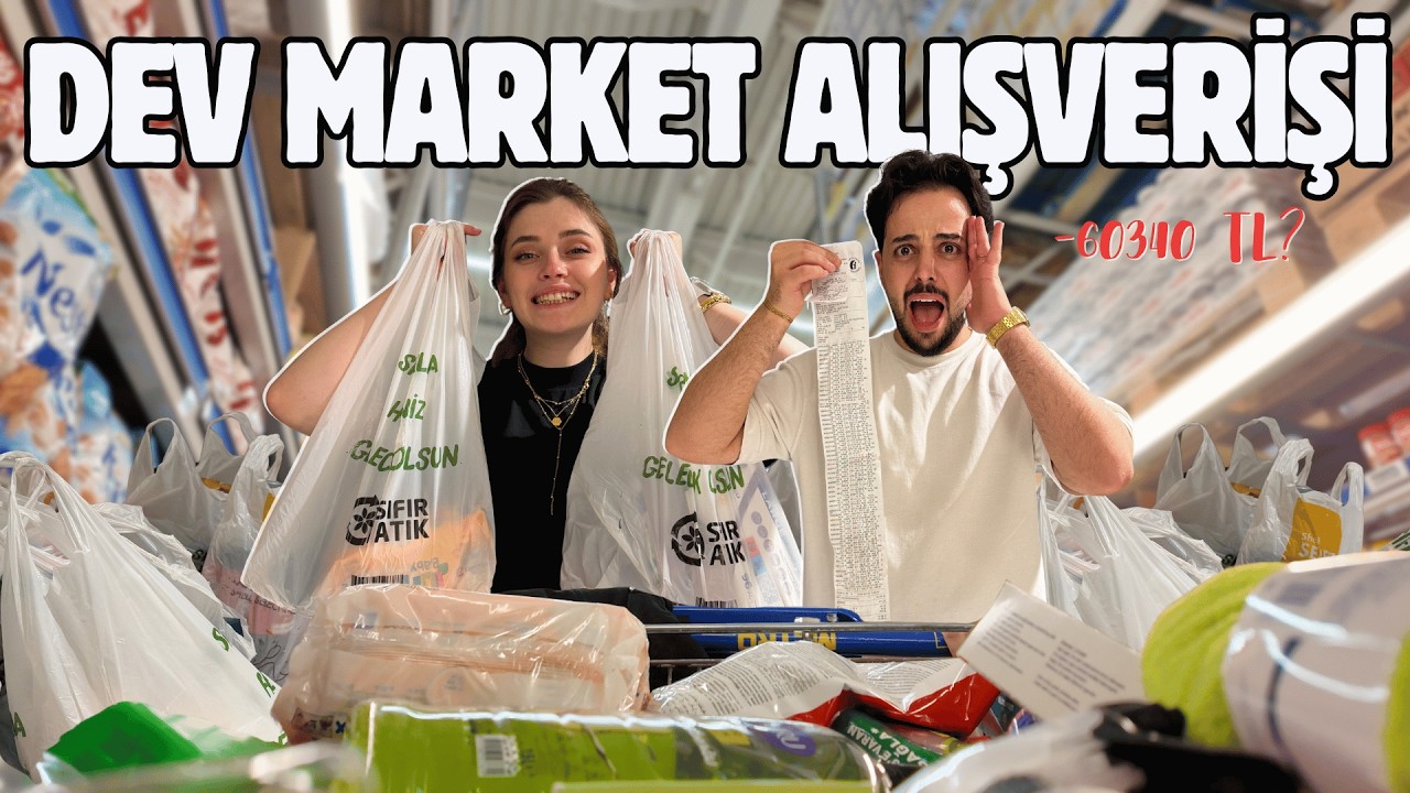DEV MARKET ALIŞVERİŞİ | Cep Boşaltan Cinsten