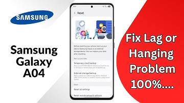 How to Fix Lag or Hanging Problem on Samsung Galaxy A04 | Speed Up A04 (2025–2026 Guide)