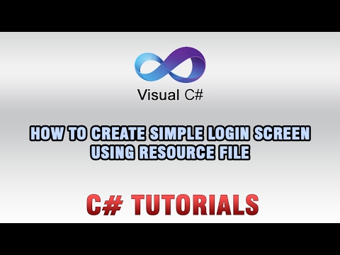 C# Tutorials - Create Login Screen using Resource file (P2/2)