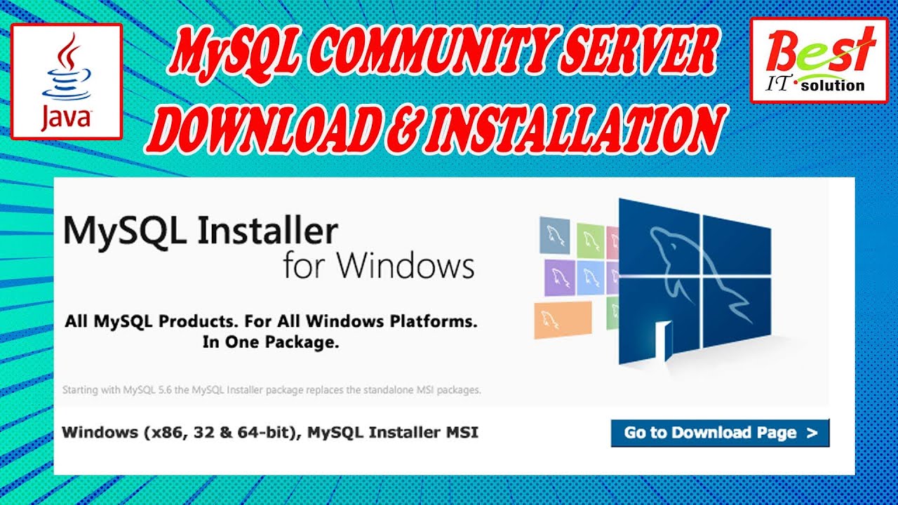 Mysql Community Server Installer with MySQL work bench and MySQL Shell ...