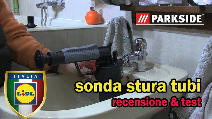 Generico Sturatubi stura lavandino scarico pistola manuale WC tubi