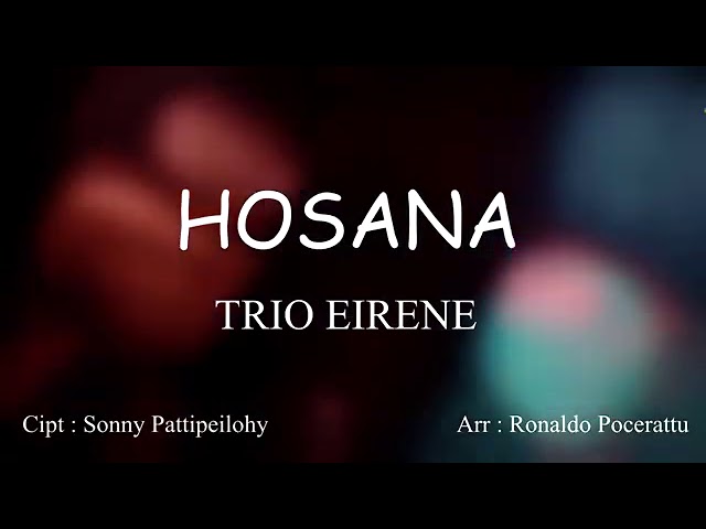 TRIO EIRENE : HOSANA class=
