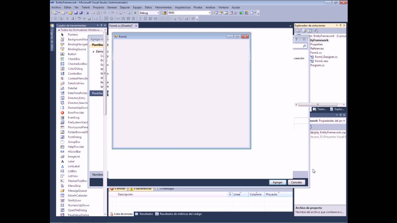 Insertar a BD CON Procedimeinto Almacenado por Entity Framework - YouTube