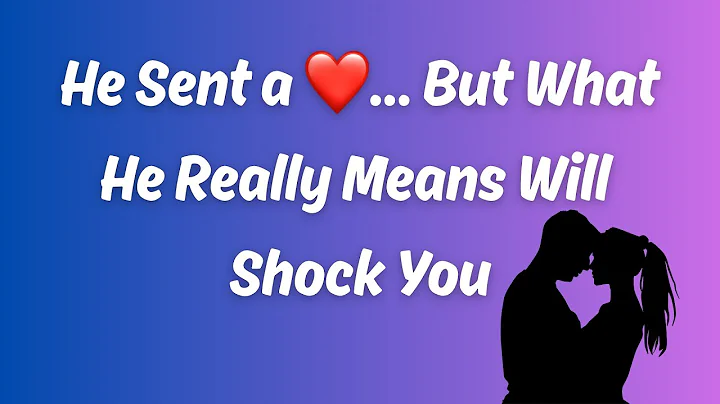 He sent a red heart emoji, but what does that actually mean!