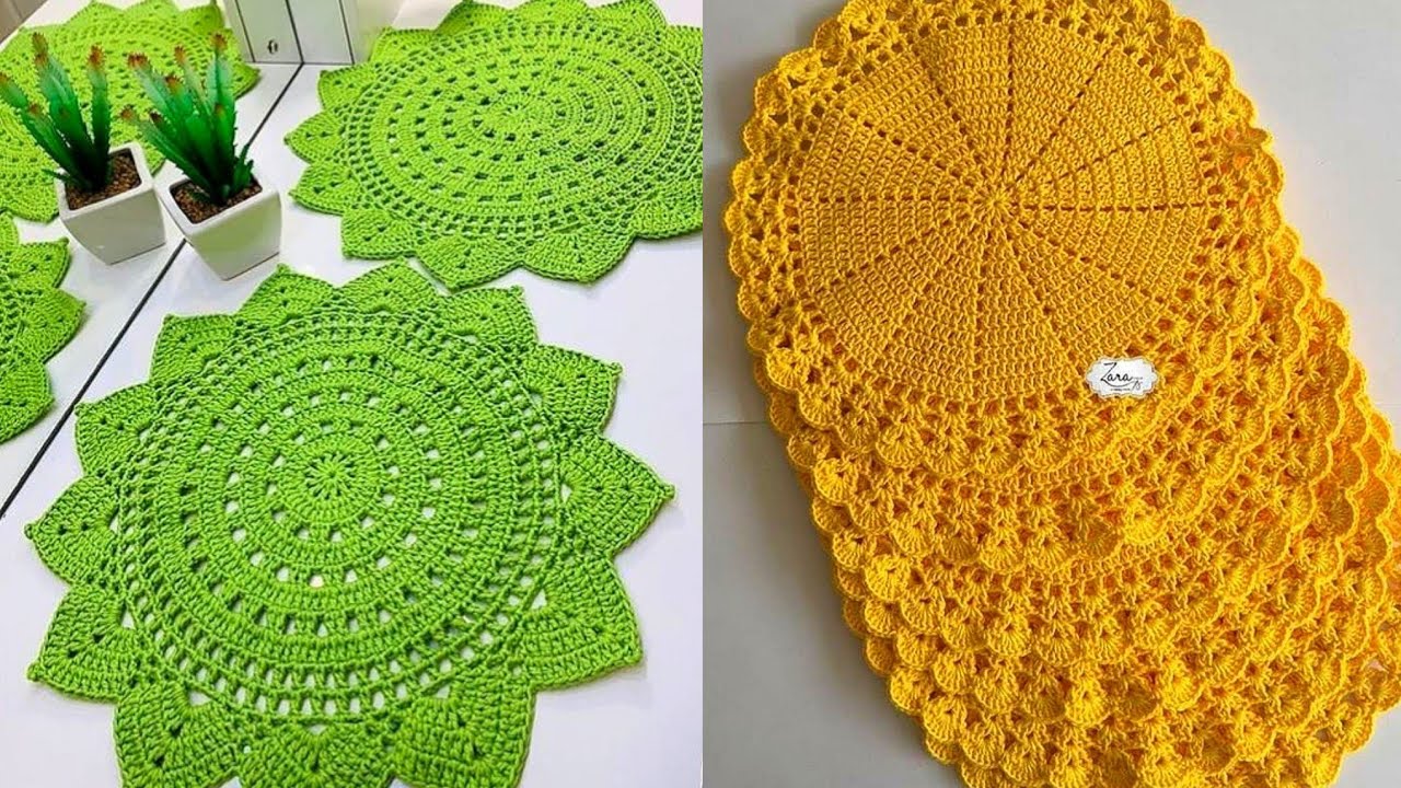 Tablemates Patterns Latest and Stylish Free Crochet Rounded Shaped tablemates patterns With ...