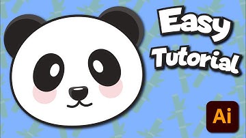 How to Draw a Panda in Adobe Illustrator for Beginners | Step-by-Step Guide