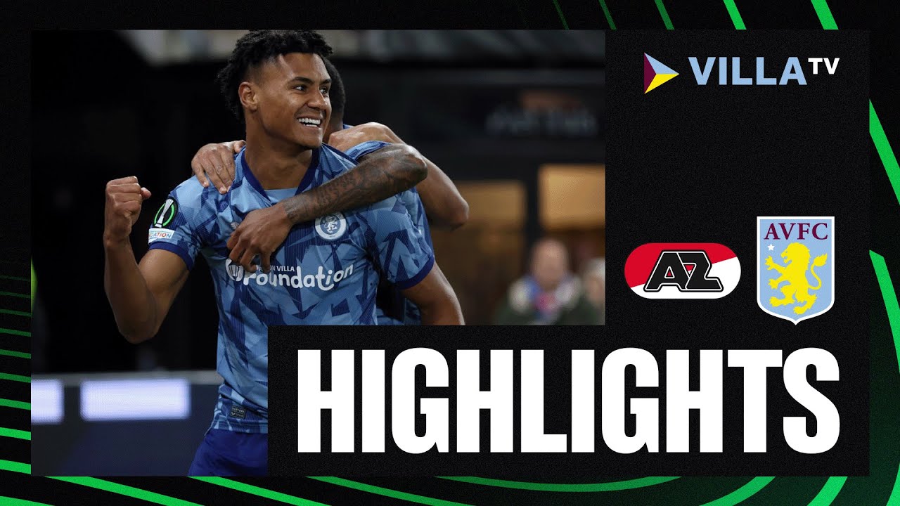 MATCH HIGHLIGHTS | AZ Alkmaar 1-4 Aston Villa