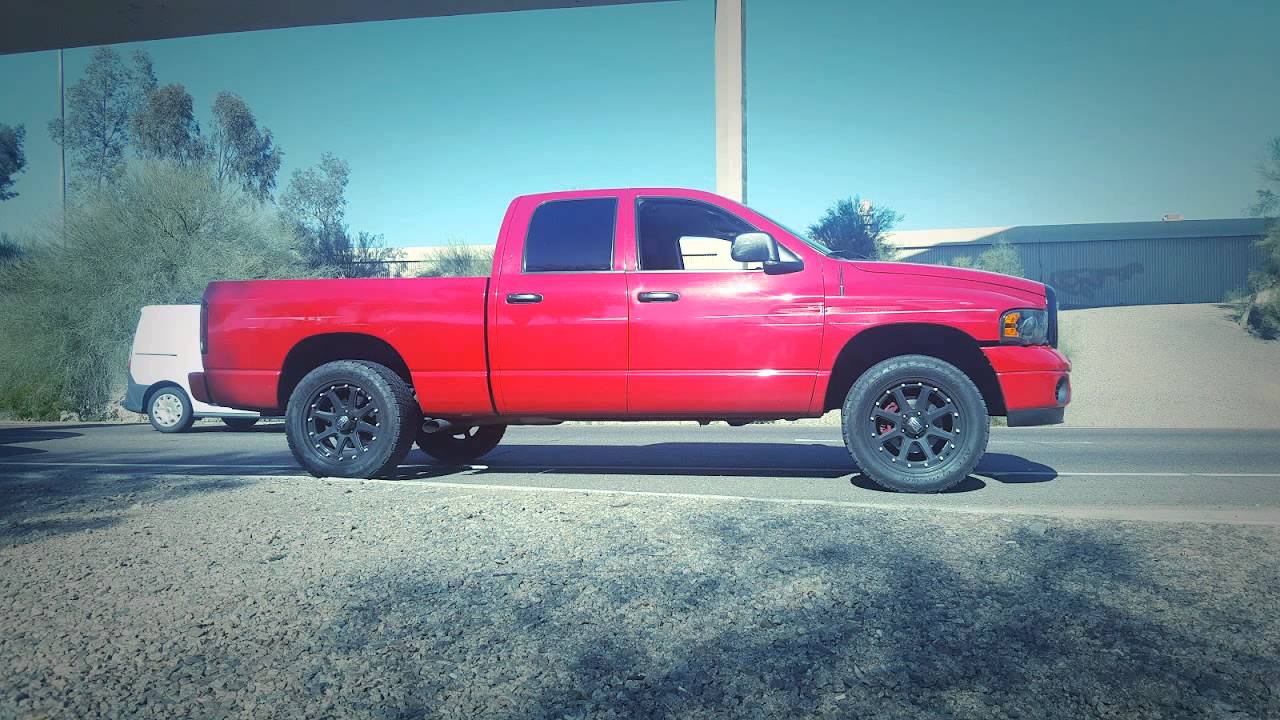 3rd Generation dodge ram 1500 slt transforms from old glossy red into new matte satin flame red