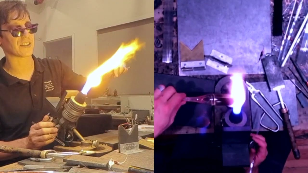 Gold and Silver Fumed Ornament