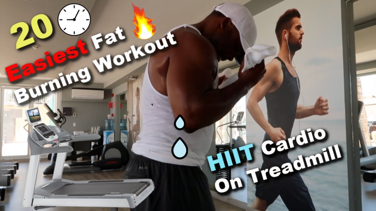 Easiest 20 Minute Fat Burning HIIT Workout - YouTube