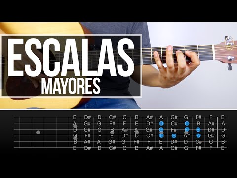 "ESCALAS EN LA GUITARRA" Introducción escala mayor - Aprende guitarra#12