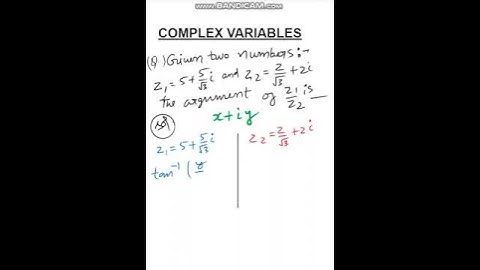 COMPLEX VARIABLES || real and imaginary part of complex number || Engineering Maths - GATE & IES