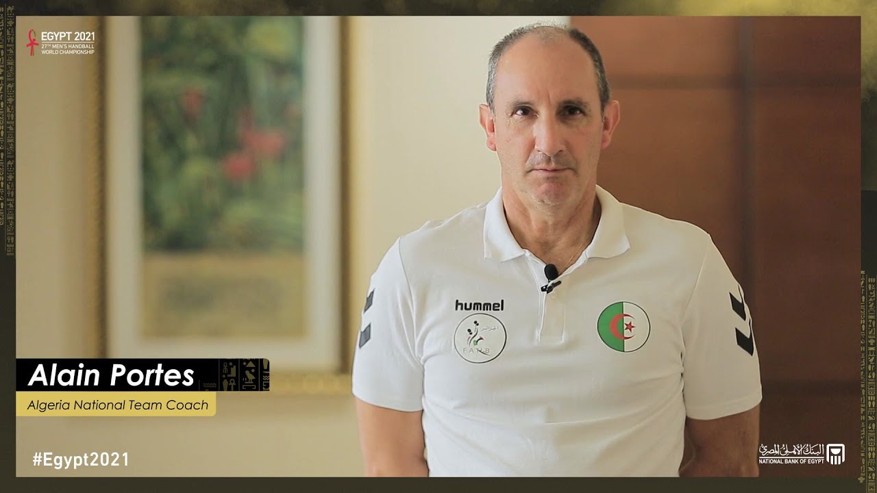 Interview: Algeria Coach Alain Portes | 27th IHF Men's Handball World Championship | Egypt2021