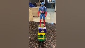 Avenger’s minitoys #trending #jcb #tractor #avengers #minitoys #dumper #toys #viral #part26