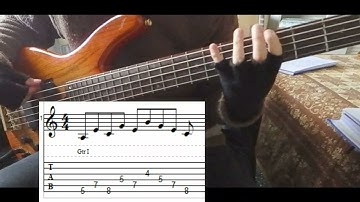 Am9 Skipping Arpeggio Lick (with tabs) - DP