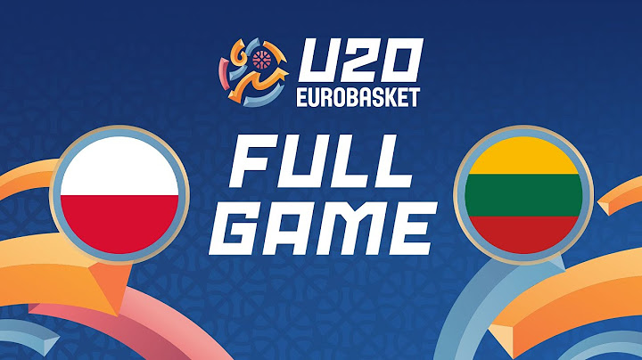Round of 16 | Poland v Lithuania | Full Basketball Game | FIBA U20 EuroBasket 2025