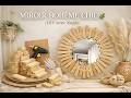 MIROIR BOHÈME CHIC 🌞 | DIY avec Kapla, carton & colle chaude – idée déco