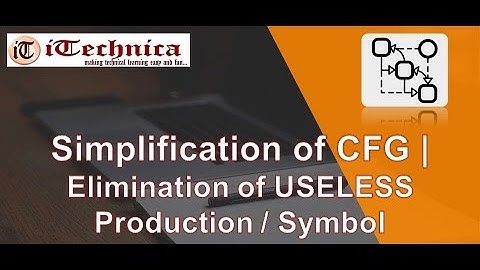30. Simplification of CFG | Elimination of USELESS Production / Symbol