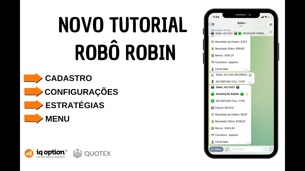 Robin – Robô Trader Novo tutorial #iqoption #quotex