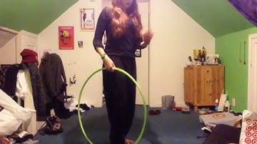 Behind the back weave hoop tutorial