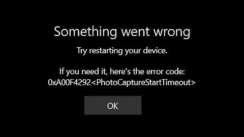 How To FIX Camera Not Working (error 0xA00F4292, 0xA00F4244, and 0xC00DABE0) on Windows 10