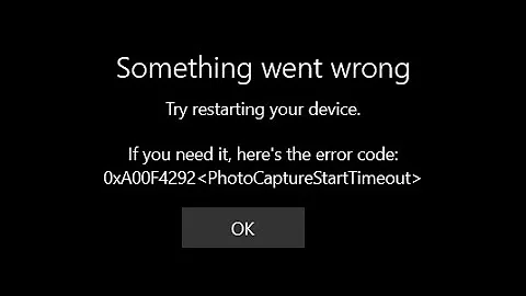 How To FIX Camera Not Working (error 0xA00F4292, 0xA00F4244, and 0xC00DABE0) on Windows 10
