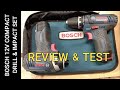 REVIEW & TEST: BOSCH 12V COMPACT DRILL & IMPACT SET