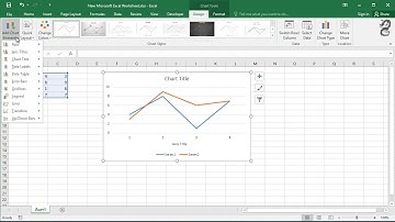 How to label x and y axis in Excel