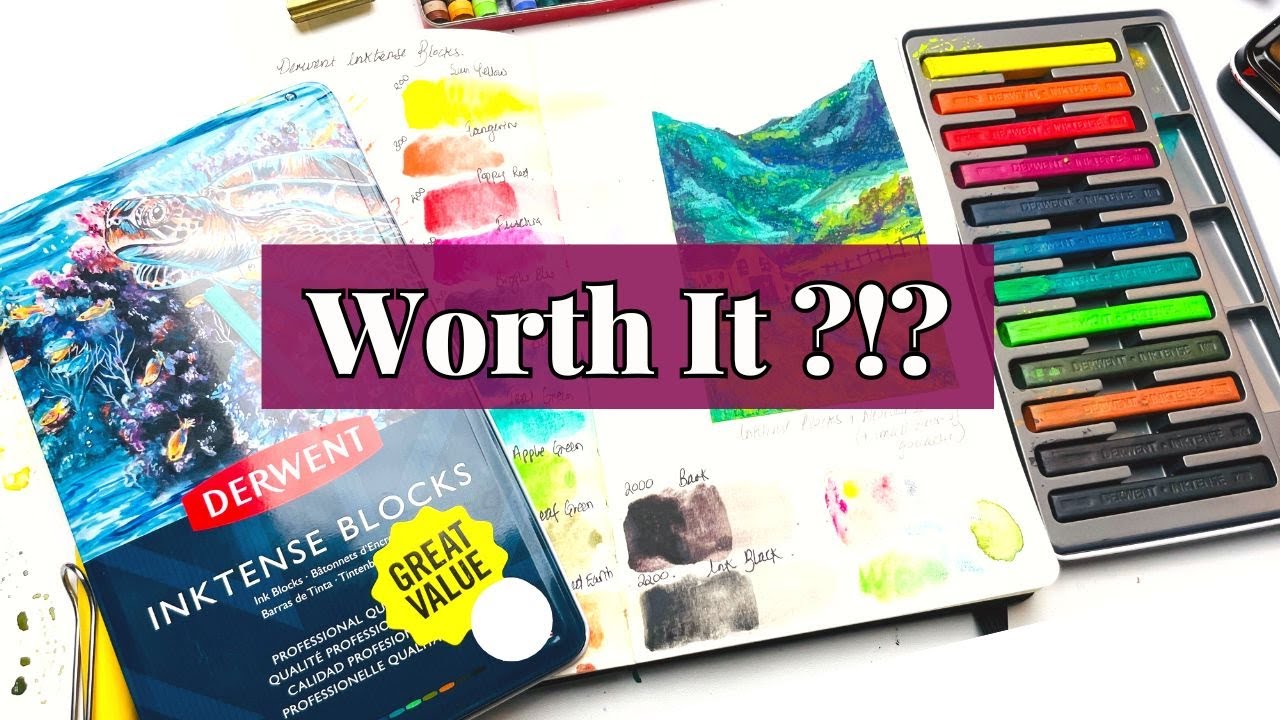 WATCH this before buying the InkTense Blocks - Are they worth it