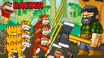 SHINCHAN NOOB vs PRO vs HACKER in LUMBER WHACK with SHINCHAN & CHOP | DREAM SQUAD