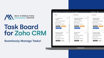 Task Manager for Zoho CRM