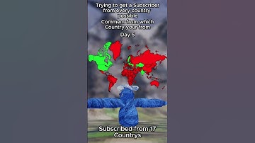 Trying To Get A Subscriber From Every Country Day 5 #gtag #mapper #worldmap  #vr #animation