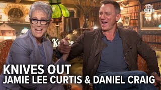 Knives Out: Daniel Craig & Jamie Lee Curtis Funny Interview | Extra Butter