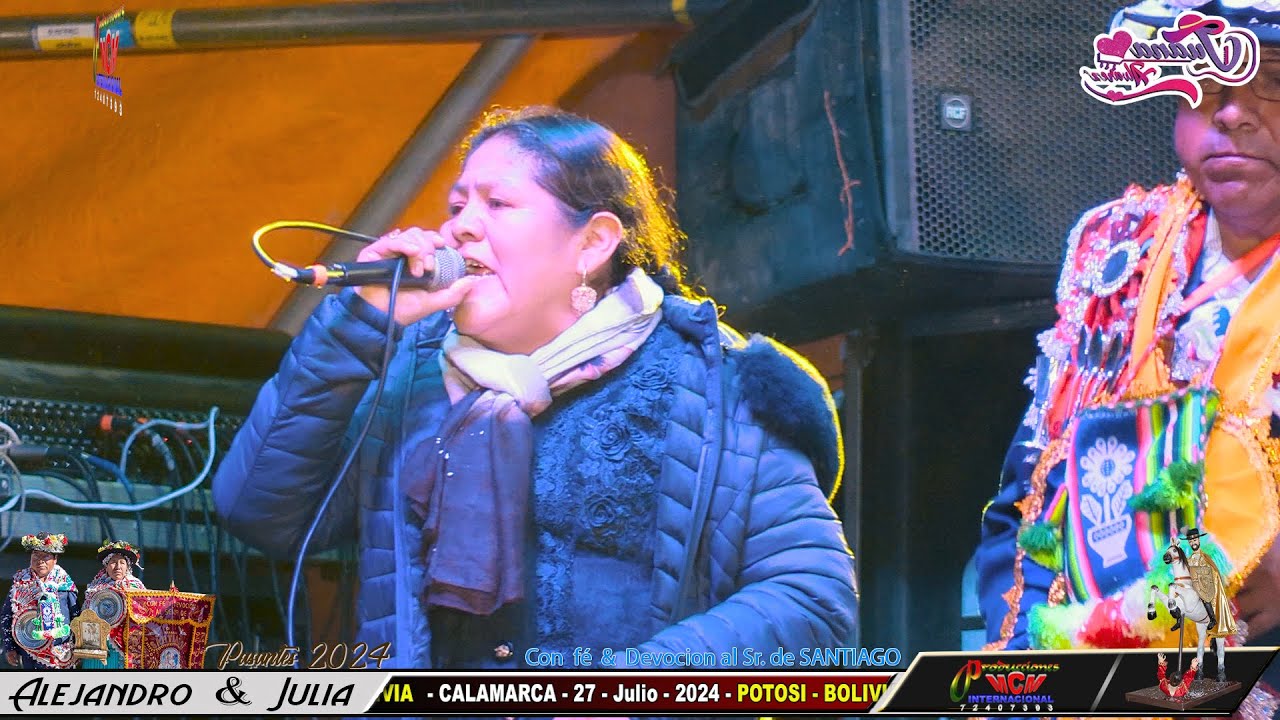 JUANA ALVAREZ EN VIVO CALAMARCA 2024 - PASANTES: ALEJANDRO Y JULIA - MCM Producciones