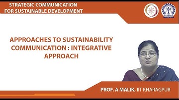 Approaches to Sustainability Communication : Integrative Approach