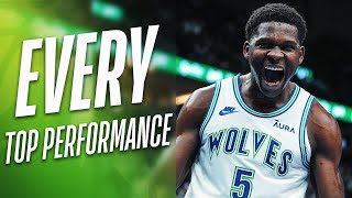 Anthony Edward's Best Performances of the 2023-24 Season | Pt.1