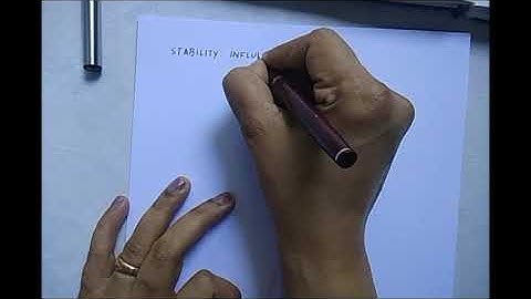 Stability of Frames - Part 1