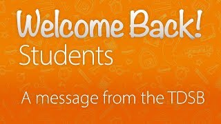 Director's Welcome Back Message for Students