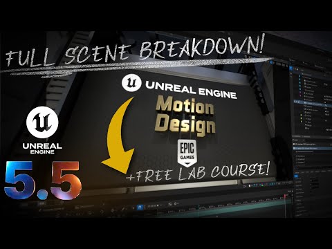 Motion Graphics "Opening Sequence" Breakdown and Overview in Unreal Engine 5.5