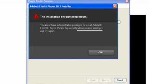 Install Flash Player (No Admin)