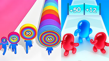 Layer Man Run vs Blob Clash 3D -  MAX LEVEL Gameplay Walkthrough  Android NEW UPDATE Ep 24