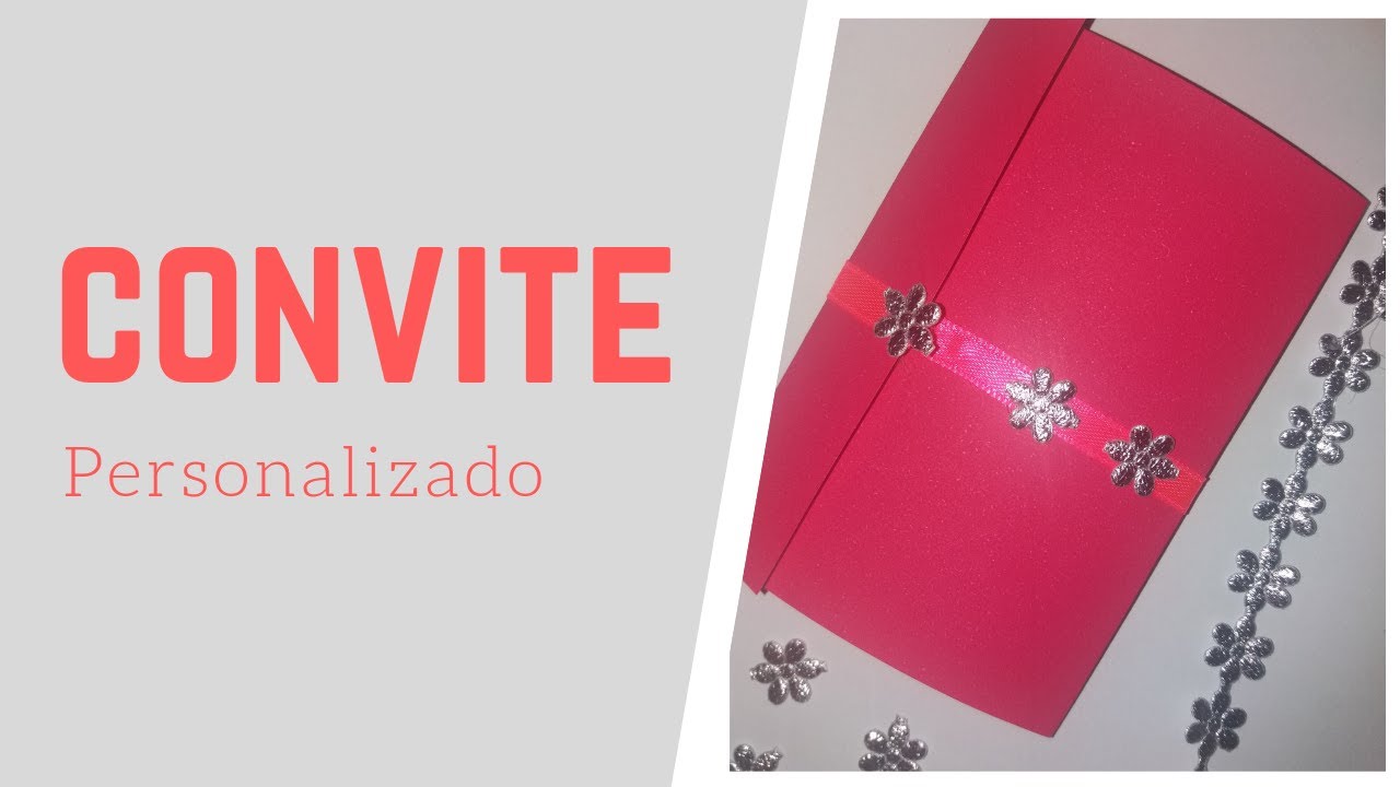 DIY | Convite Personalizado Simples e Fácil