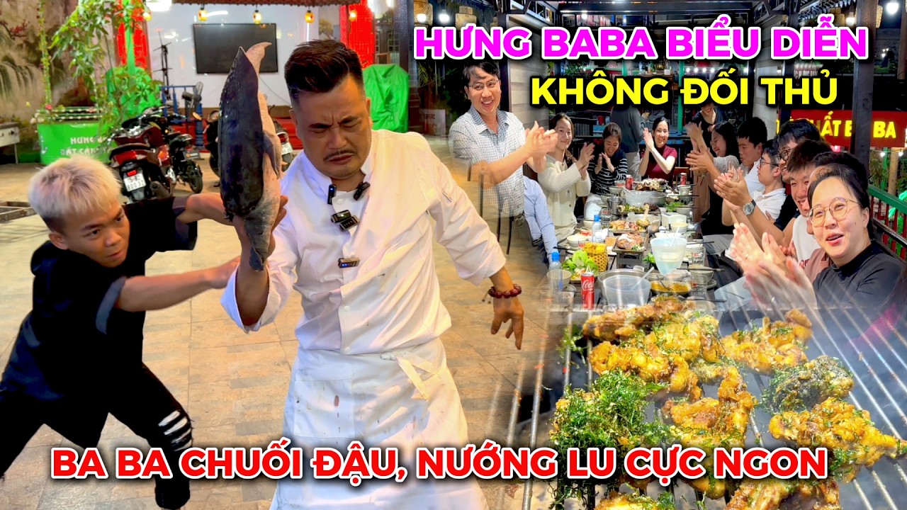 Hưng Ba Ba biểu diễn đẳng cấp, Chia sẻ bí quyết nấu món ăn thơm ngon đúng vị